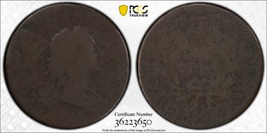 1794 1C Head of 1793 Double Chin, S-19a FR2BN