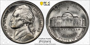 1943-P 5C DDO FS-106 (029) MS66FS