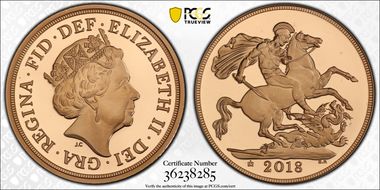 2018 Sov 65 Coronation Privy Pft First Strike PR70DCAM