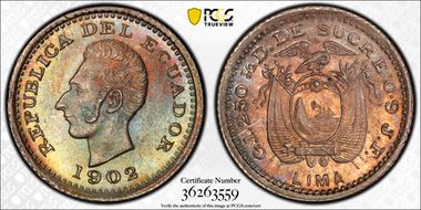 1902-L JF 1/2 Dec MS66