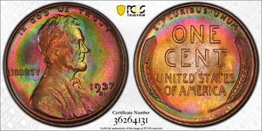 1937-D 1C MS66RB
