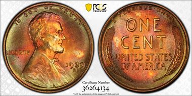 1939-D 1C MS66RB