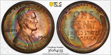 1946 1C MS66RB