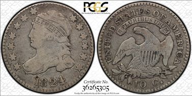 1824/2 10C JR-1 VG10