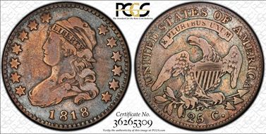 1818 25C Browning 8 VF20