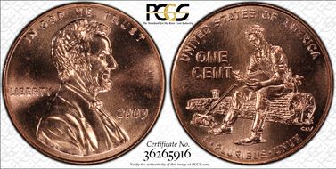 2009 1C Lincoln-Formative Years DDR FS-802 MS66RD