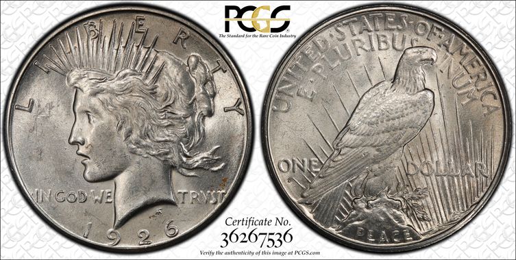 Cert 36267536 - Coin Image