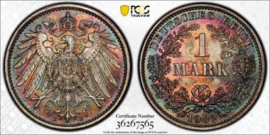 1902-E Mark J-17 MS67