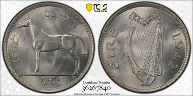 1942 1/2 Cr MS64