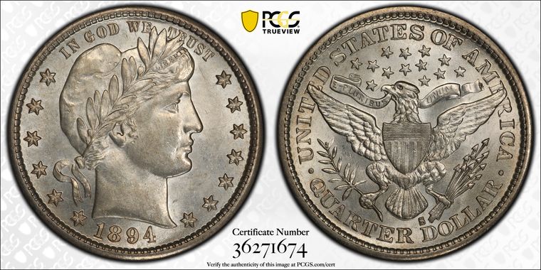 Cert 36271674 - Coin Image