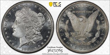 1884-CC $1 MS65+ PL