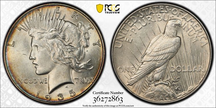 Cert 36272863 - Coin Image