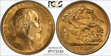 1902-S 1/2 Sov S-3977A MS64