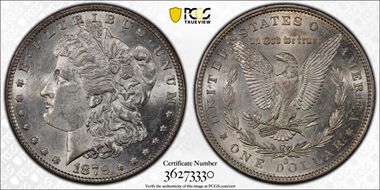 1879-O $1 AU58