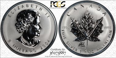 2004 $5 ML Monkey SP66