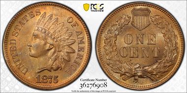 1875 1C MS65RB