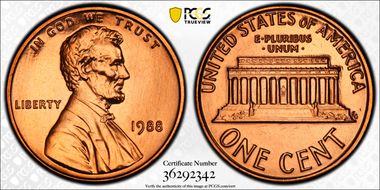 1988 1C Flared G, FS-901 MS66RD
