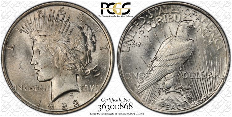 Cert 36300868 - Coin Image