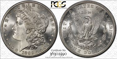 1882-S $1 MS68+