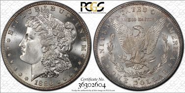 1886-S $1 MS66+