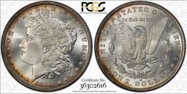 1890-O $1 MS66