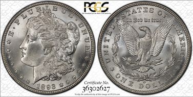1893-O $1 MS64+