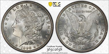 1898 $1 MS67+