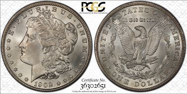1902-O $1 MS67