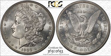 1903 $1 MS67