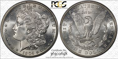 1904-S $1 MS66