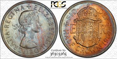 1967 1/2 Cr S-4145 MS65