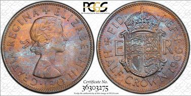 1966 1/2 Cr S-4145 MS66