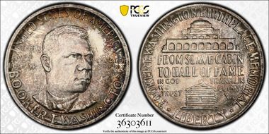 1948-S 50C Booker T. Washington MS67