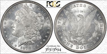 1878 8TF $1 MS63