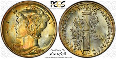 1936 10C DDO FS-101 MS67FB