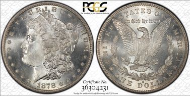 1878-S $1 MS65+