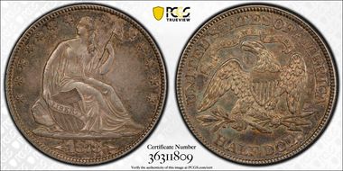 1873 50C Arrows AU55