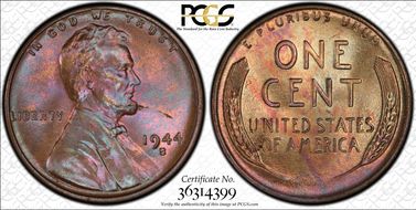 1944-S 1C MS64BN