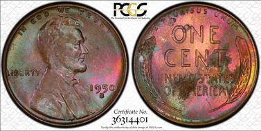 1950-S 1C MS63BN