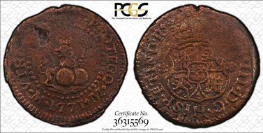 1771-M Quarto Calico-5 KM-2 Dot N1BN