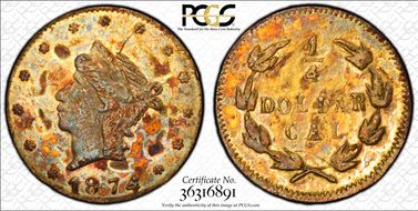 1874 G25C BG-845 MS62