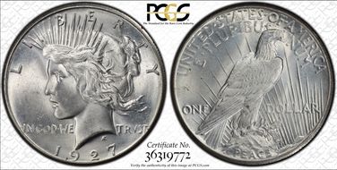 1927 $1 MS65