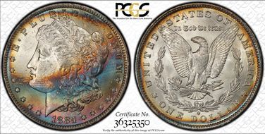 1884-O $1 MS63