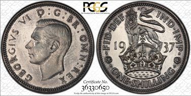 1937 Shil S-4082 English Rev PR66