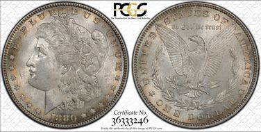 1880 $1 MS62