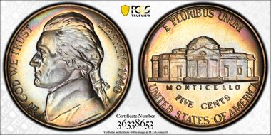 1940 5C Reverse of 1940 PR68