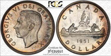 1951 S$1 MS63
