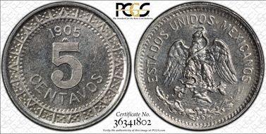 1905-M 5C MS64
