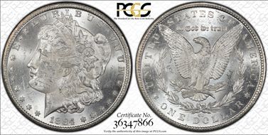 1884-CC $1 MS62