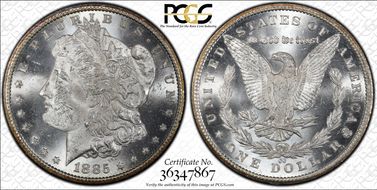 1885-CC $1 MS62